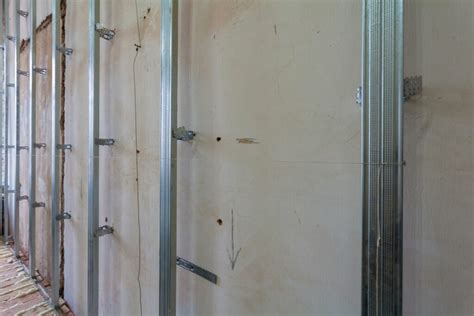 4 inch square box metal studs drywall|4 square metal box to stud example.